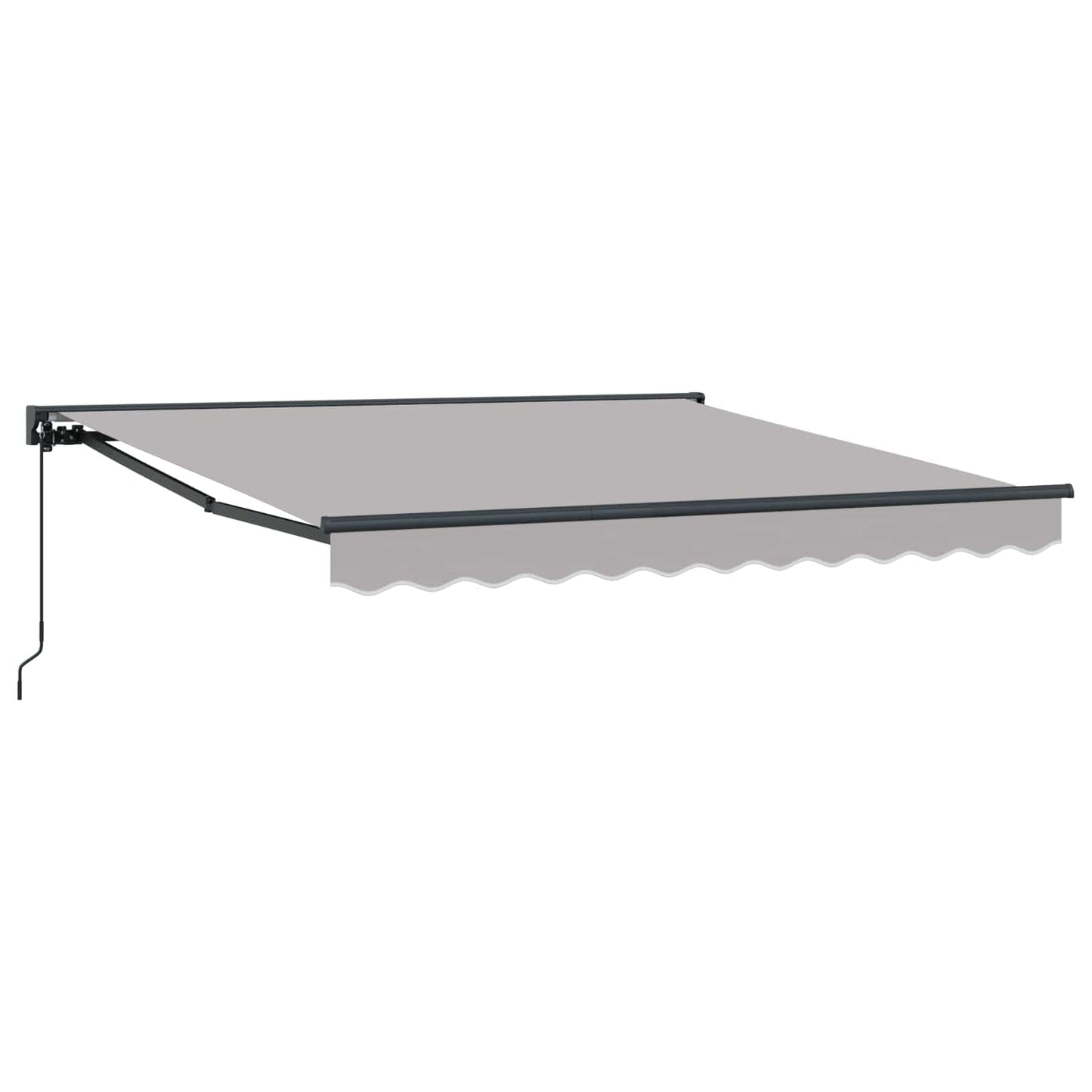 Awning Frame Light Grey 350 x 250 cm Polyester with PU coating
