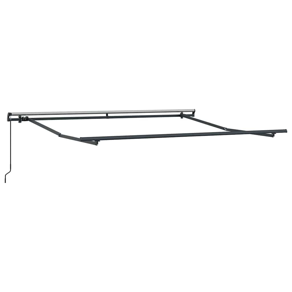 Retractable Awning Green and yellow 350 x 250 cm