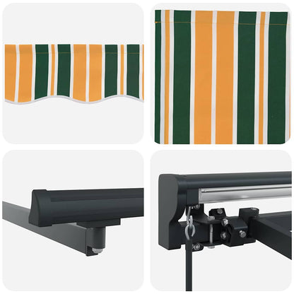 Awning Frame Green and Yellow 350 x 250 cm