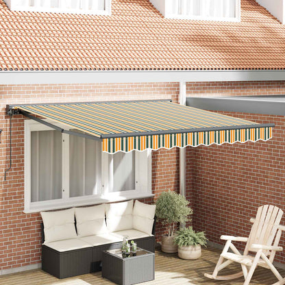 Awning Frame Green and Yellow 350 x 250 cm