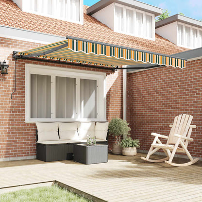 Awning Frame Green and Yellow 350 x 250 cm
