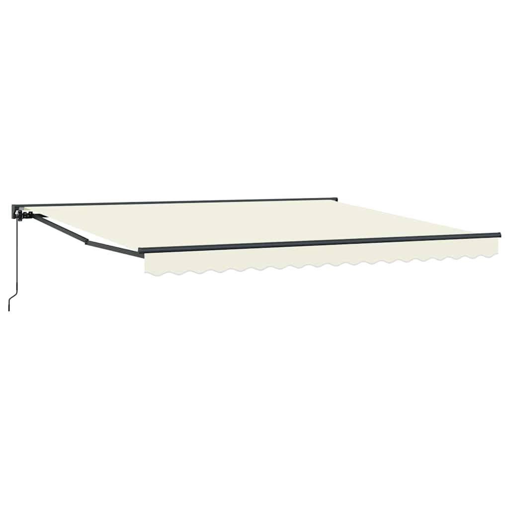 Awning Frame Cream 400 x 300 cm Polyester with PU coating