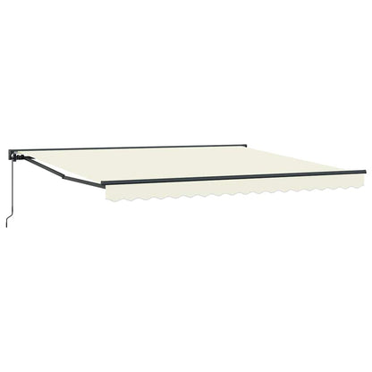 Awning Frame Cream 400 x 300 cm Polyester with PU coating