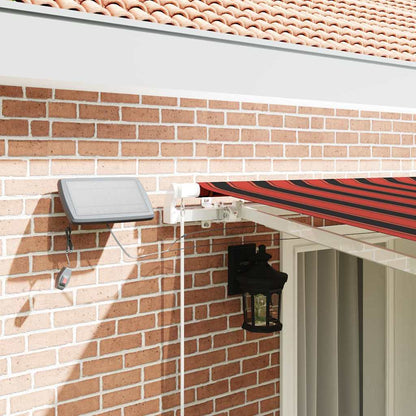 Retractable Awning Orange and brown 400 x 300 cm