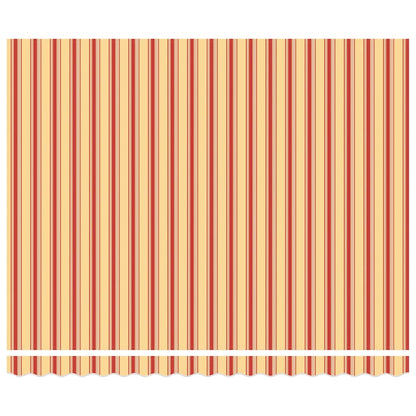Retractable Awning Yellow and Orange 400 x 300 cm