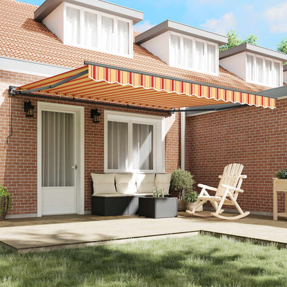 Awning Frame Multicolour 400 x 300 cm Polyester with PU coating