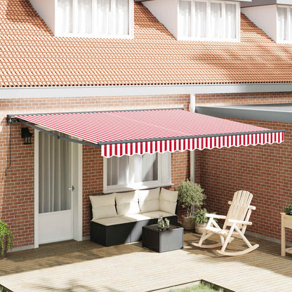Awning Frame Red and White 400 x 300 cm