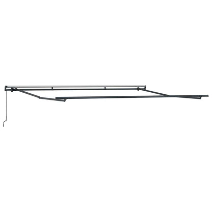 Retractable Awning Multicolour 400 x 300 cm Polyester and Steel