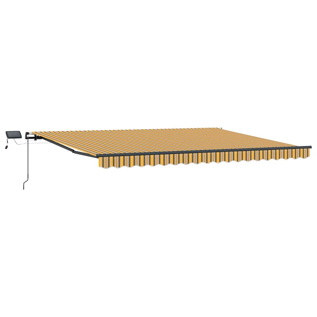Retractable Awning Multicolour 400 x 300 cm Fabric