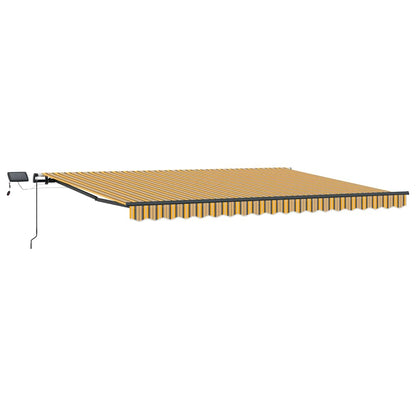 Retractable Awning Multicolour 400 x 300 cm Fabric