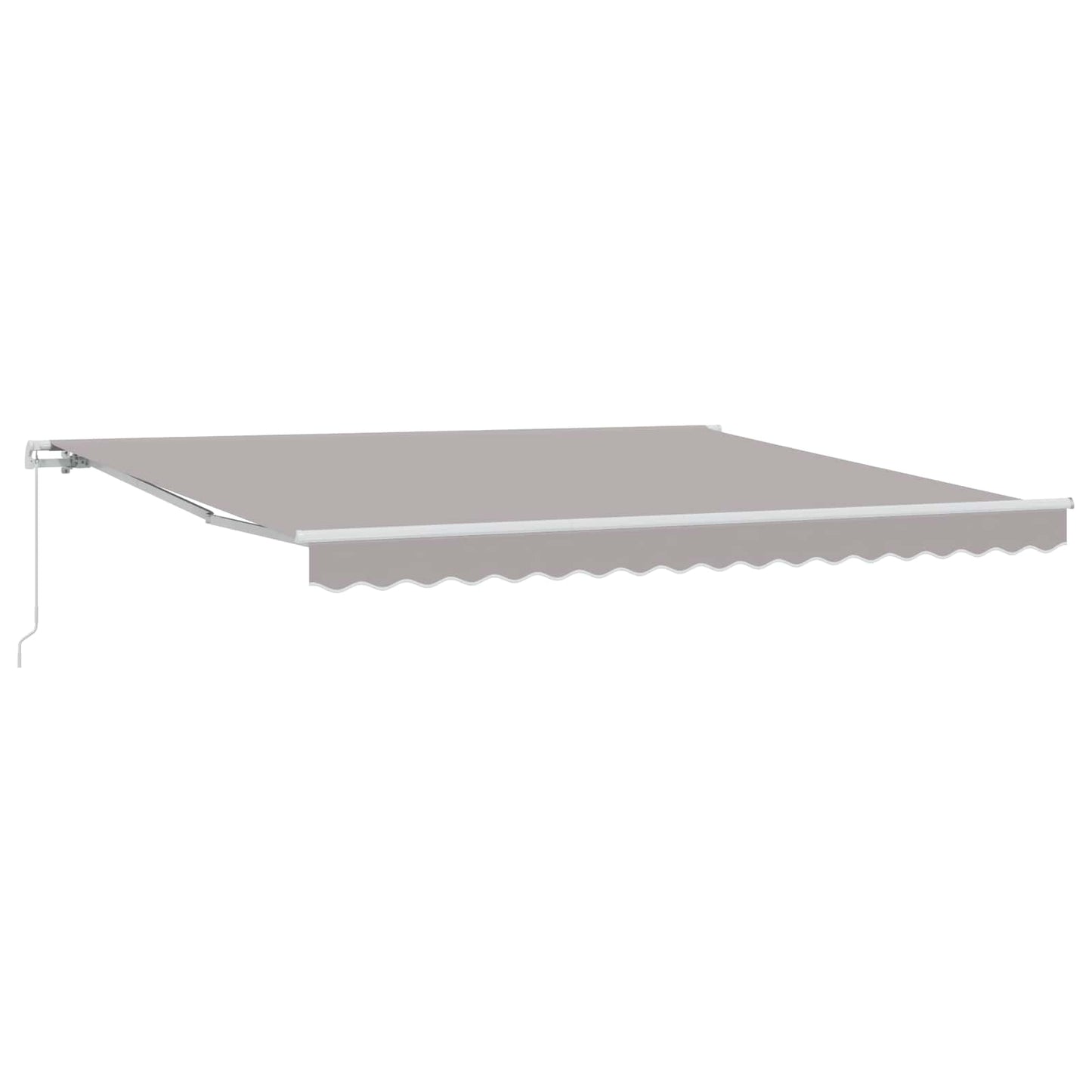 Retractable Awning Light Grey 400 x 300 cm