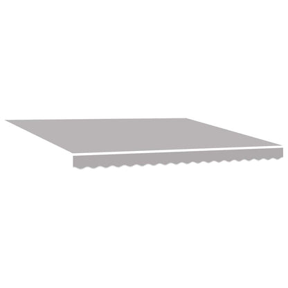 Retractable Awning Light Grey 400 x 300 cm