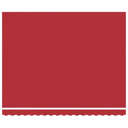 Retractable Awning Red 400 x 300 cm Polyester and Steel