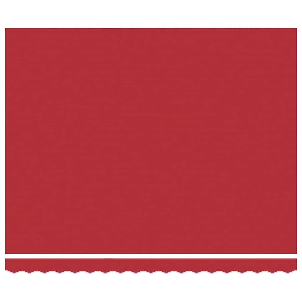 Awning Frame Red 400 x 300 cm Polyester with PU coating
