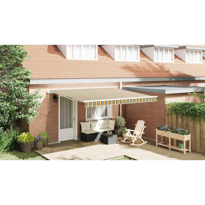 Retractable Awning Multicolour 400 x 300 cm