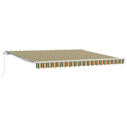 Retractable Awning Multicolour 400 x 300 cm