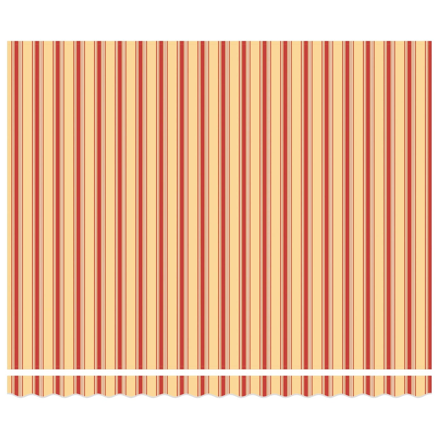 Retractable Awning Yellow and Orange 400 x 350 cm