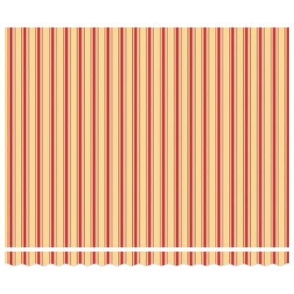 Retractable Awning Yellow and Orange 400 x 350 cm