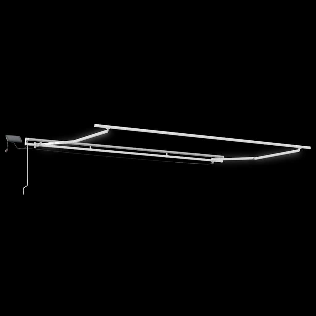Retractable Awning Red and White 400 x 300 cm