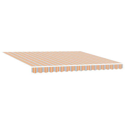 Retractable Awning Multicolour 400 x 350 cm