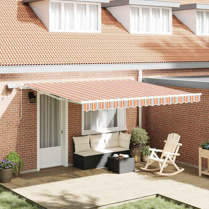 Retractable Awning Multicolour 400 x 300 cm