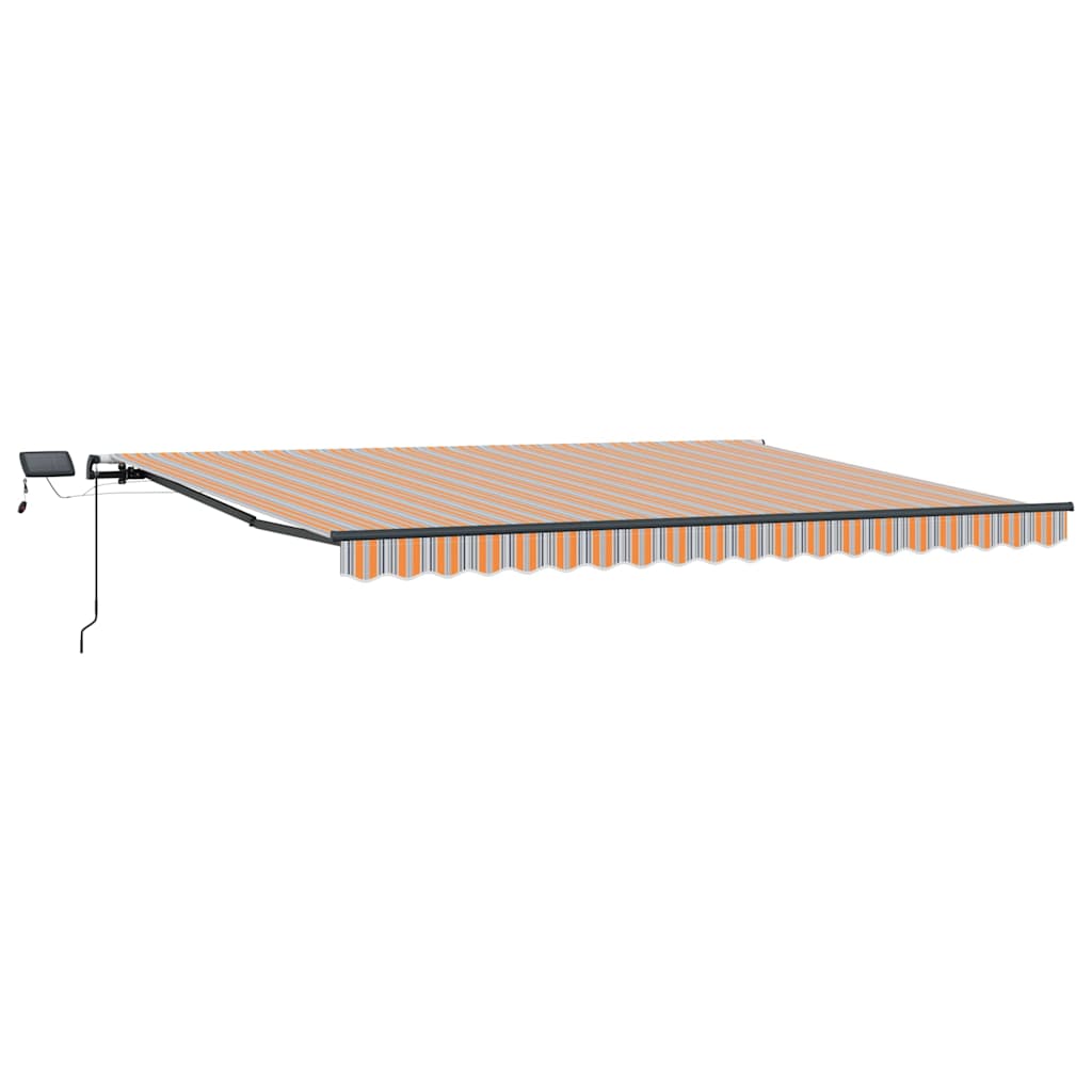 Retractable Awning Multicolour 400 x 350 cm