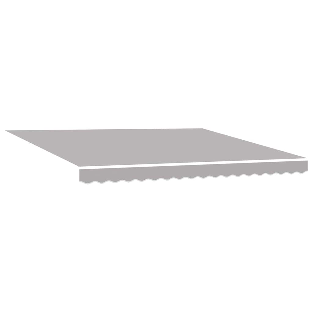 Retractable Awning Light Grey 400 x 350 cm