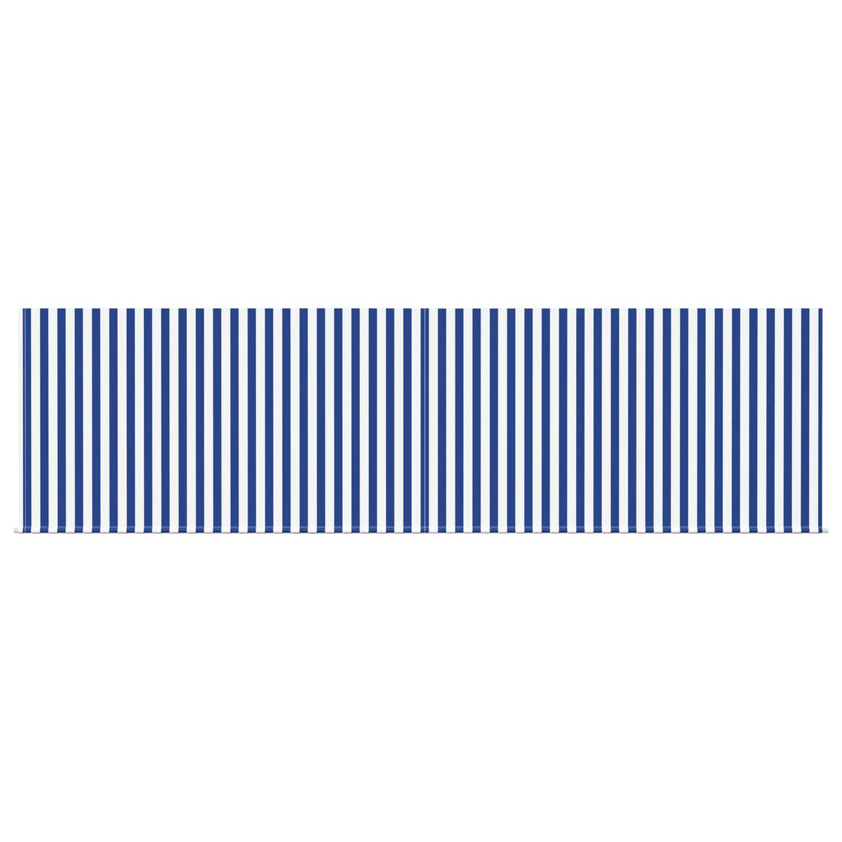 Manual Awning 4.5 x 3 m Blue and White Stripe 100% Polyester