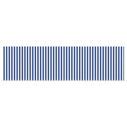 Retractable Awning Blue and White 400 x 300 cm