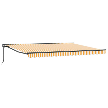 Awning Frame Yellow and White 450 x 300 cm