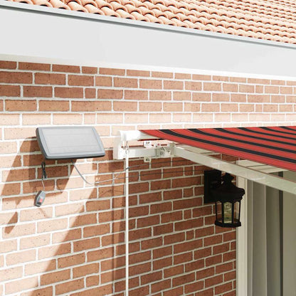 Retractable Awning Orange and brown 450 x 300 cm