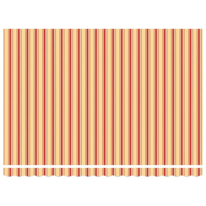 Retractable Awning Yellow and Orange 450 x 300 cm