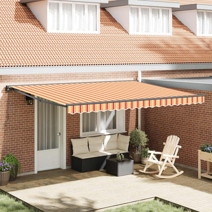 Awning Frame Multicolour 450 x 300 cm Polyester with PU coating