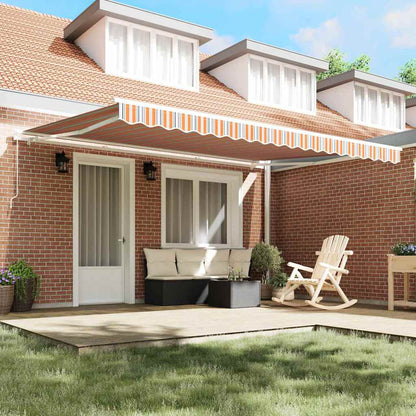 Retractable Awning Multicolour 450 x 300 cm