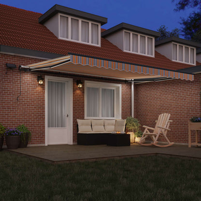 Retractable Awning Multicolour 450 x 300 cm