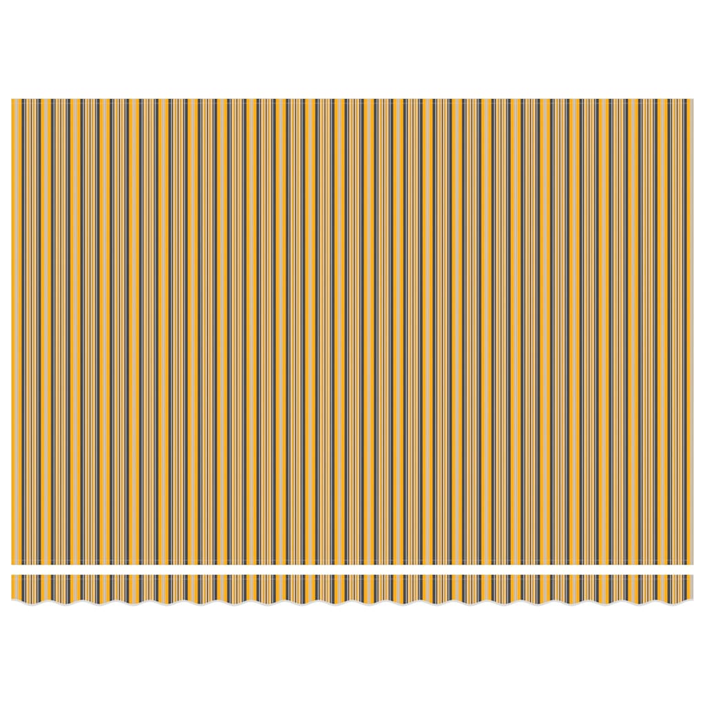 Retractable Awning Manual Multicolour 450 x 300 cm