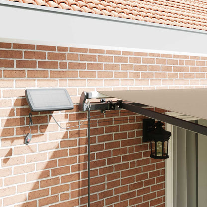 Retractable Awning Beige 450 x 300 cm Fabric and Aluminium