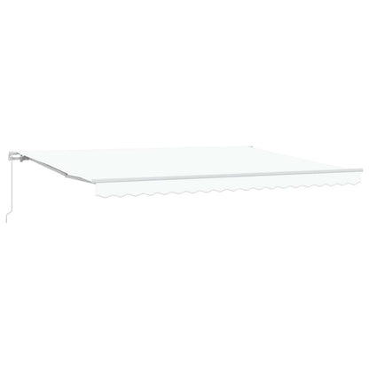 Retractable Awning White 450 x 300 x 165 cm
