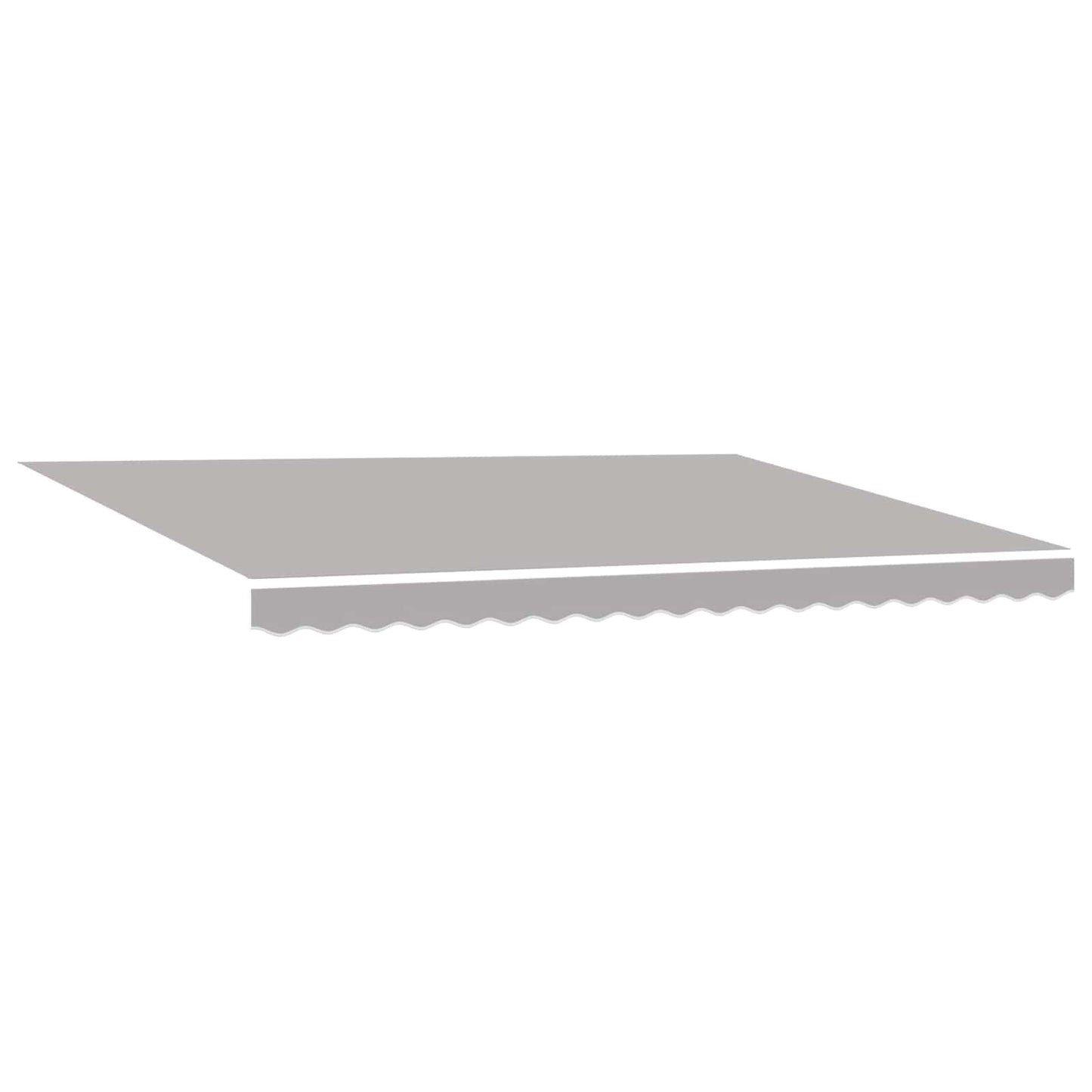 Awning Frame Light Grey 450 x 300 cm Polyester with PU coating