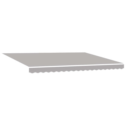 Awning Frame Light Grey 450 x 300 cm Polyester with PU coating