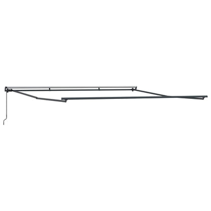 Retractable Awning Multicolour 450 x 350 cm Polyester and Steel