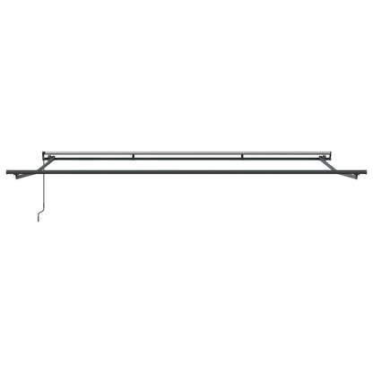Retractable Awning Multicolour 450 x 350 cm Polyester and Steel