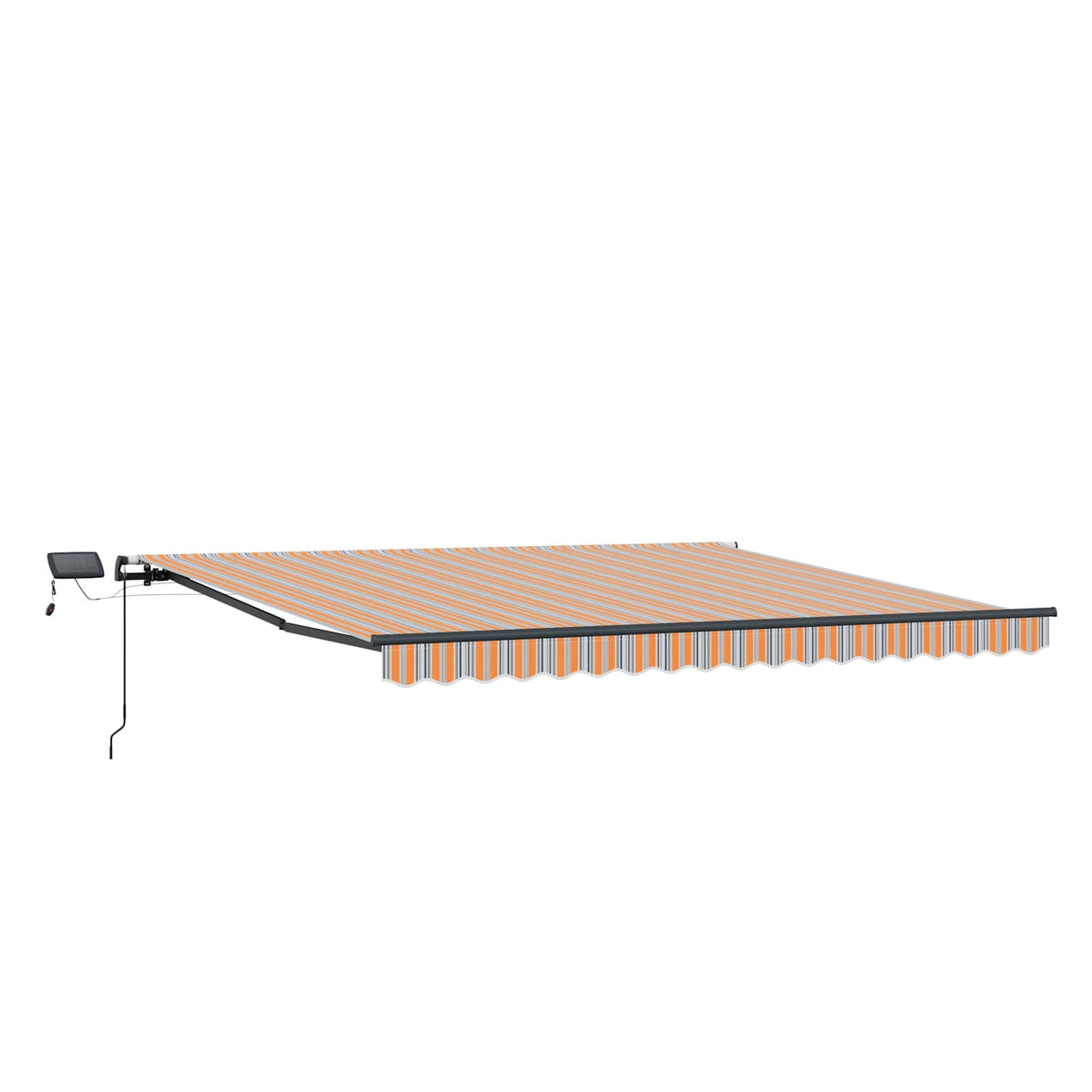 Retractable Awning Multicolour 450 x 350 cm