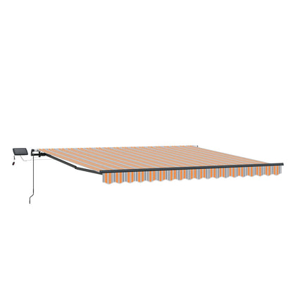 Retractable Awning Multicolour 450 x 350 cm