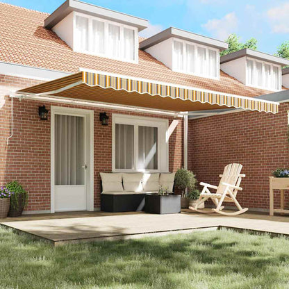 Retractable Awning Multicolour 450 x 350 x 165 cm