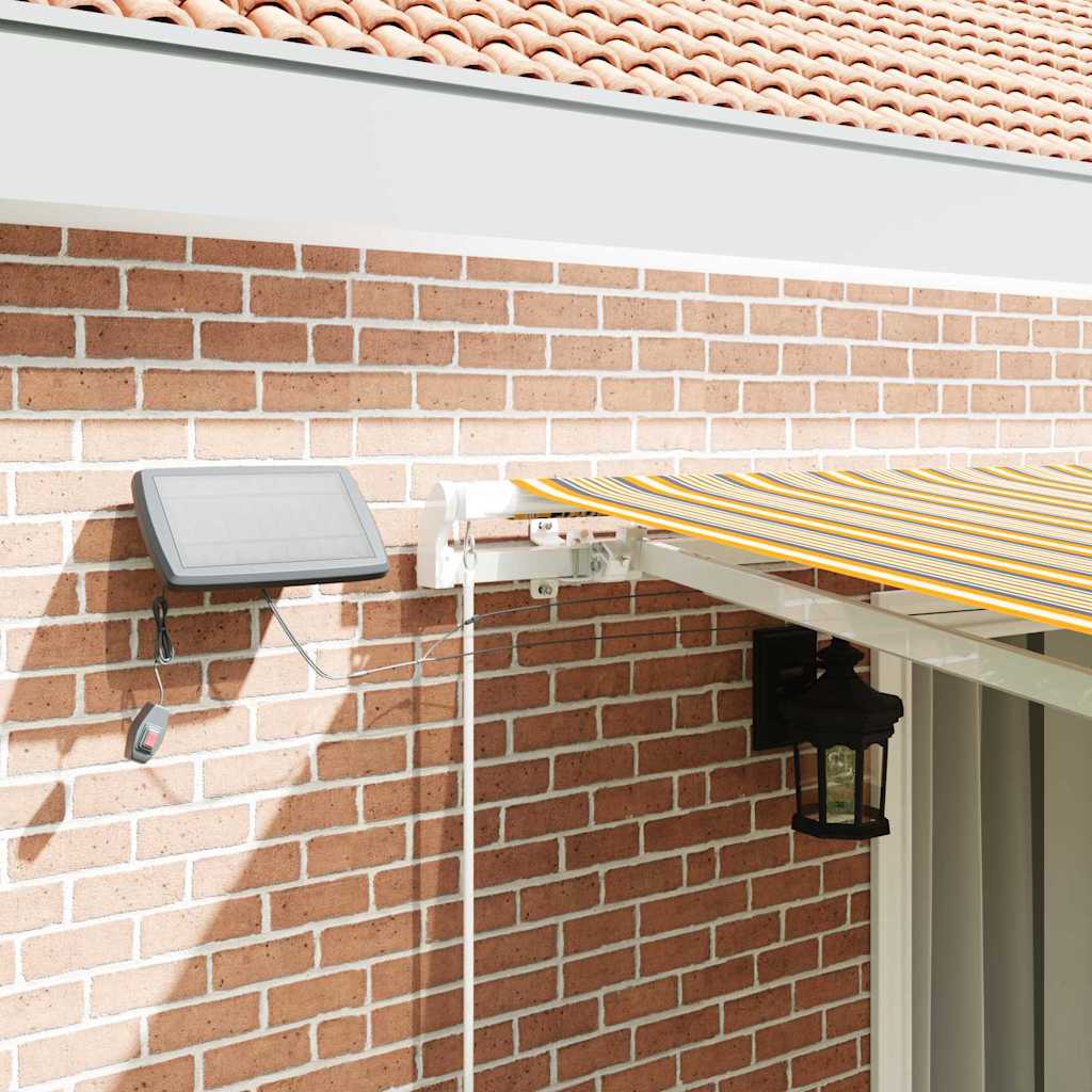 Retractable Awning Multicolour 450 x 350 cm