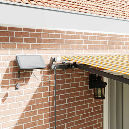 Retractable Awning Multicolour 450 x 350 cm