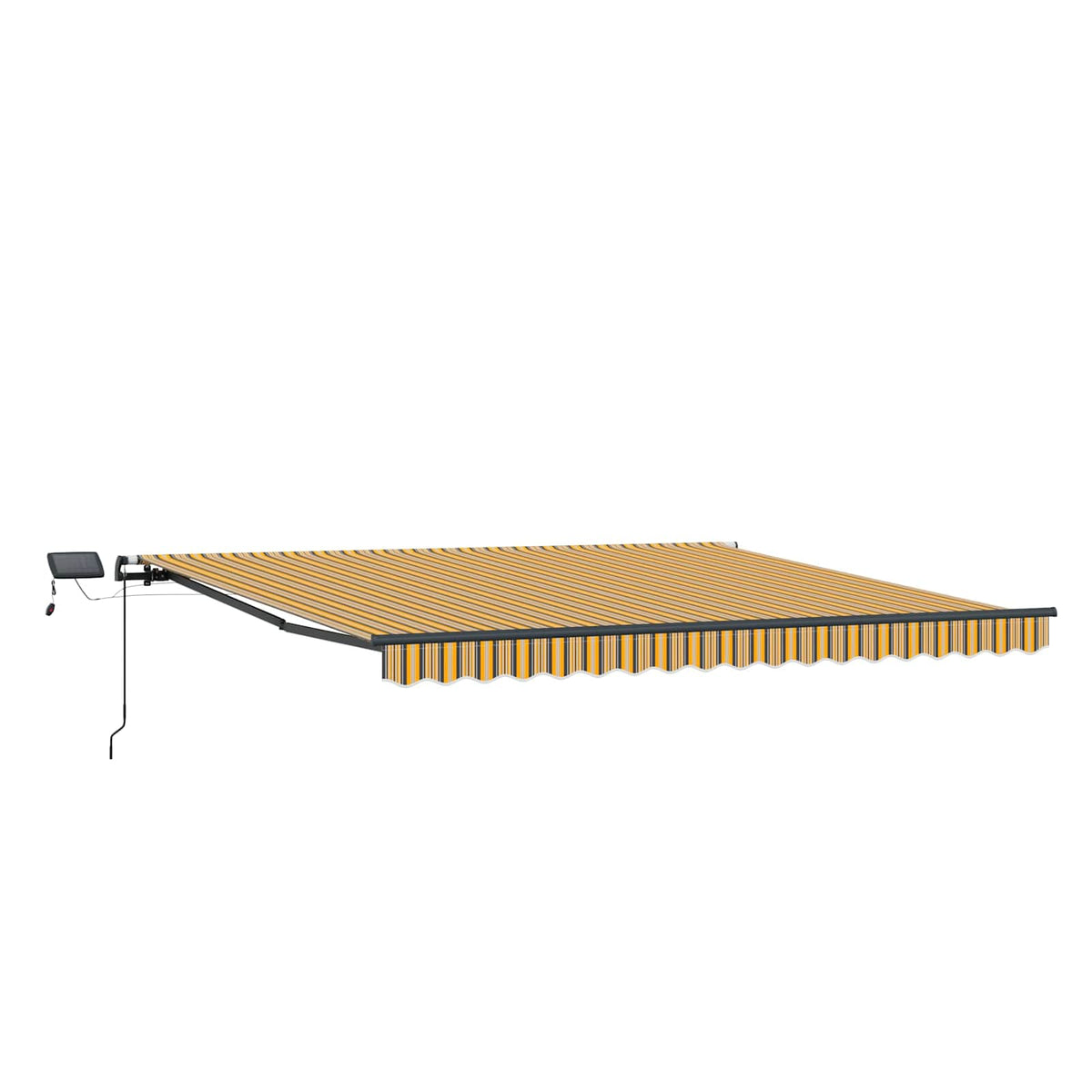Retractable Awning Multicolour 450 x 350 cm