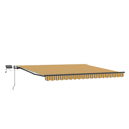 Retractable Awning Multicolour 450 x 350 cm