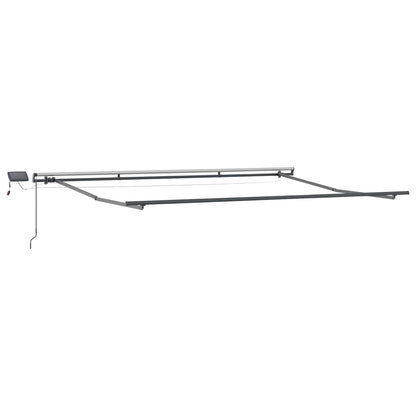 Retractable Awning Beige 450 x 350 cm Fabric and Aluminium